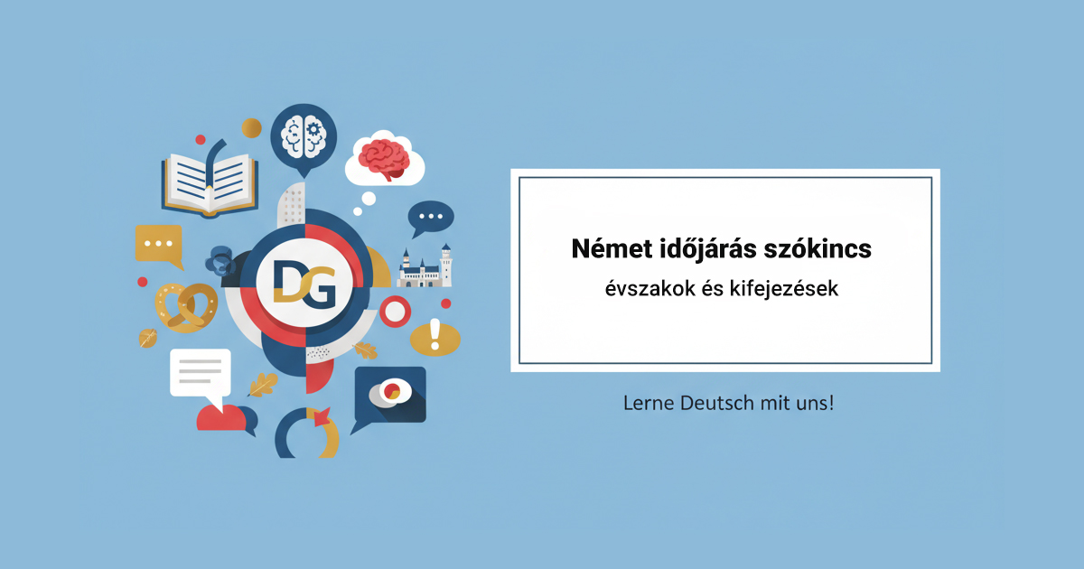 Német időjárás szókincs: évszakok és kifejezések